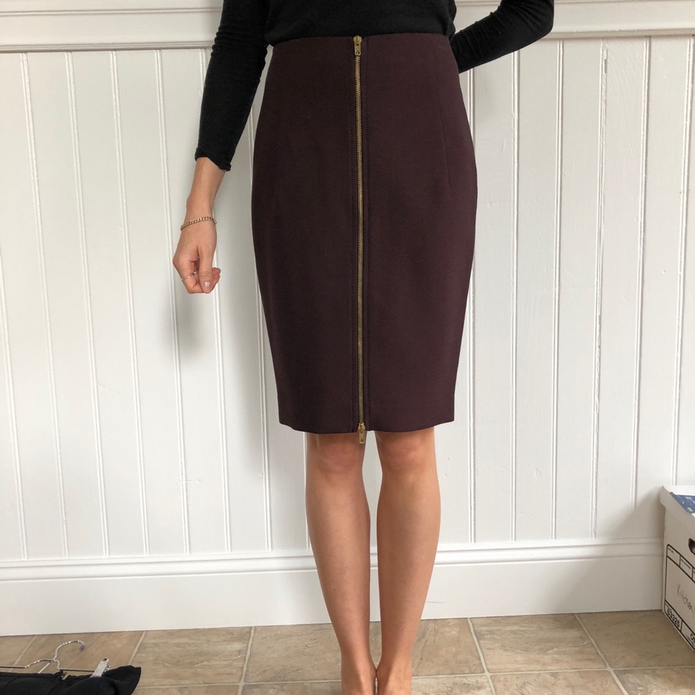 Zara Maroon Skirt